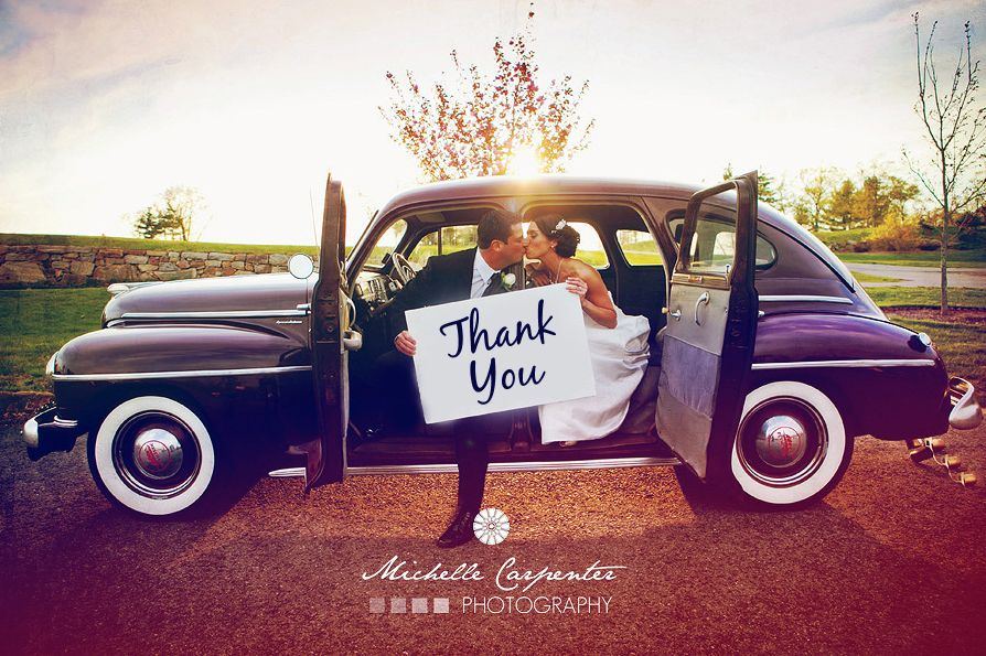 Happy couple celebrating at their Rhode Island wedding reception